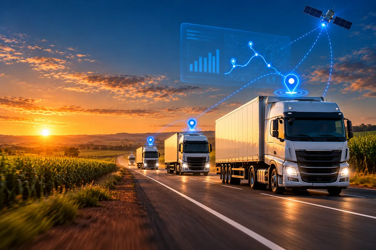 Rastreador para caminhão e gestão de frota com localização em tempo real na plataforma Probase