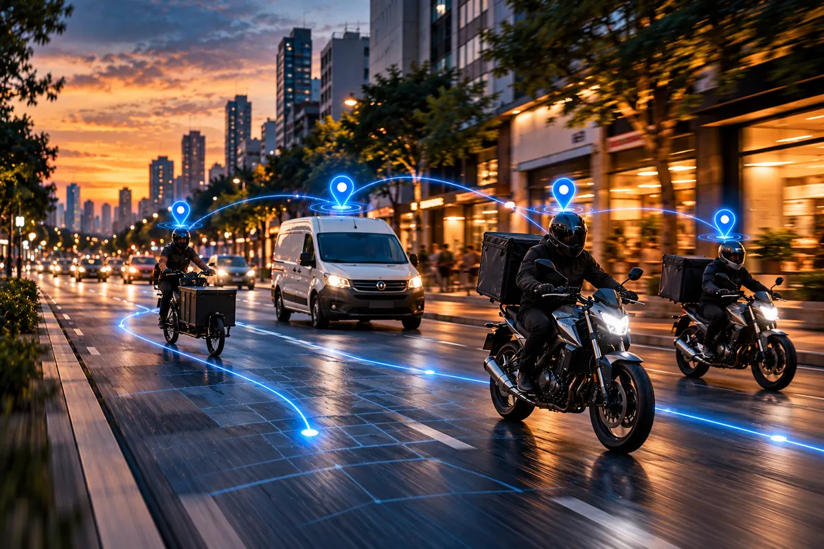 Rastreador para delivery e gestão de equipe de entregas com localização em tempo real na plataforma Probase