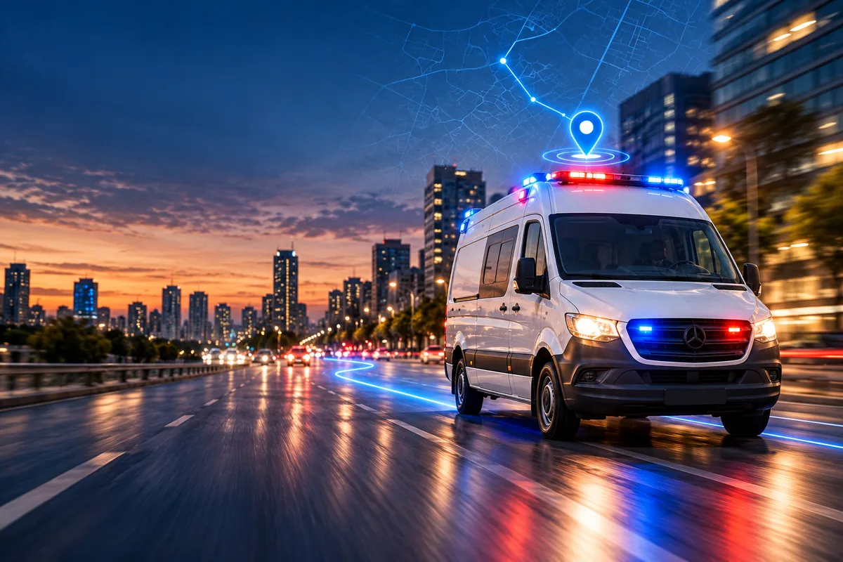 Rastreamento de ambulâncias e UTI móvel com localização em tempo real na plataforma Probase